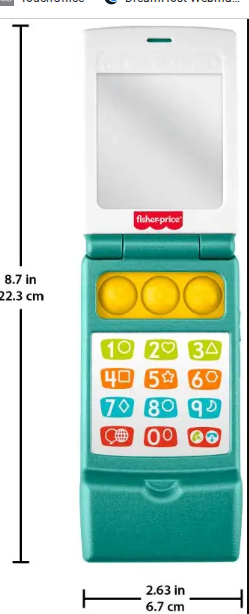 FISHER - PRICE LAUGH & LEARN FLIP PHONE (£12.99)